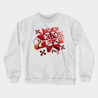 Pattern UA with music Crewneck Sweatshirt